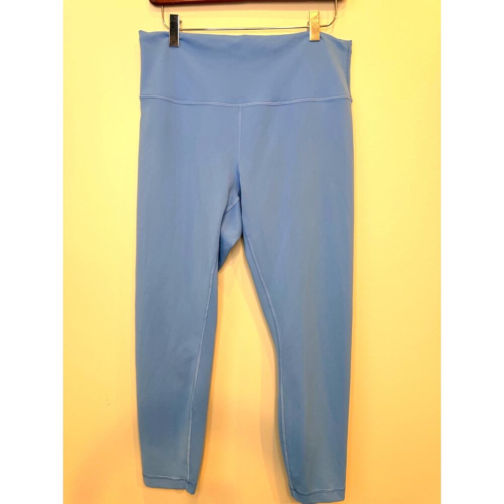 Lululemon Wunder Train High-Rise Tight 25" Everlux Leggings Light Blue Size 12